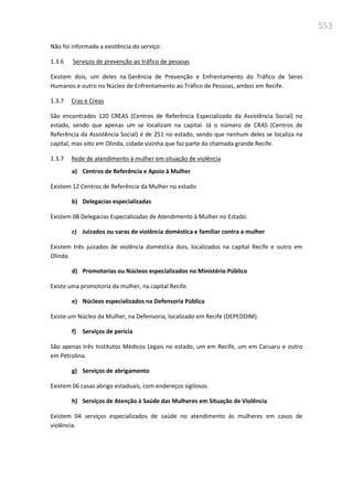 Relatório  final da cpmi da violência contra a mulher
