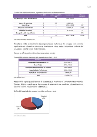 Relatório  final da cpmi da violência contra a mulher