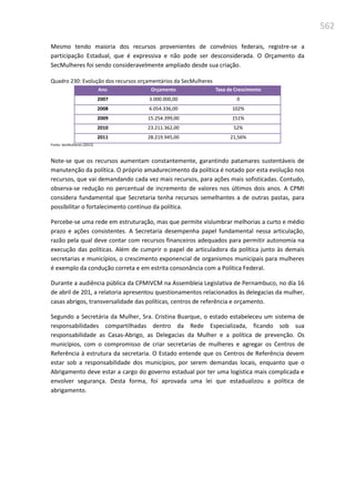 Relatório  final da cpmi da violência contra a mulher