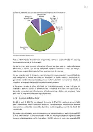 Relatório  final da cpmi da violência contra a mulher