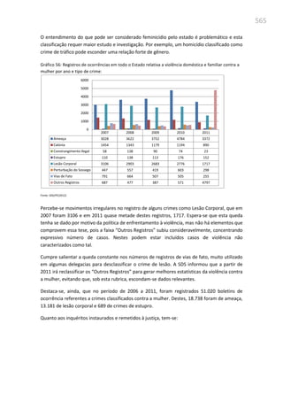Relatório  final da cpmi da violência contra a mulher