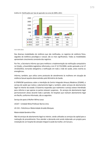 Relatório  final da cpmi da violência contra a mulher