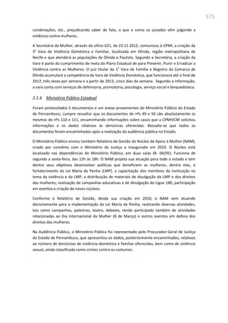 Relatório  final da cpmi da violência contra a mulher
