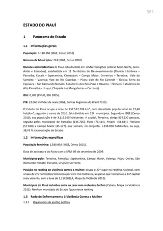 Relatório  final da cpmi da violência contra a mulher