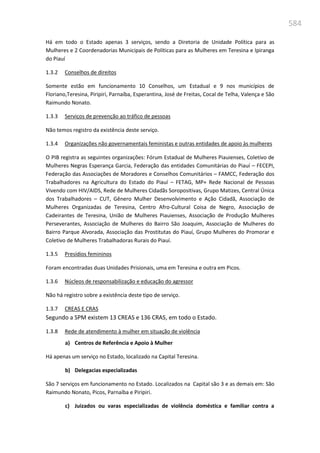 Relatório  final da cpmi da violência contra a mulher