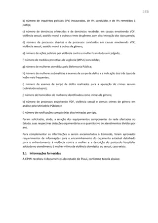 Relatório  final da cpmi da violência contra a mulher