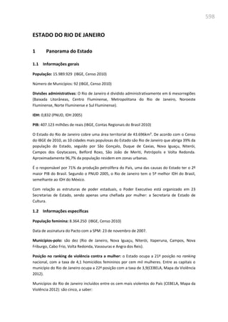 Relatório  final da cpmi da violência contra a mulher