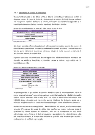 Relatório  final da cpmi da violência contra a mulher
