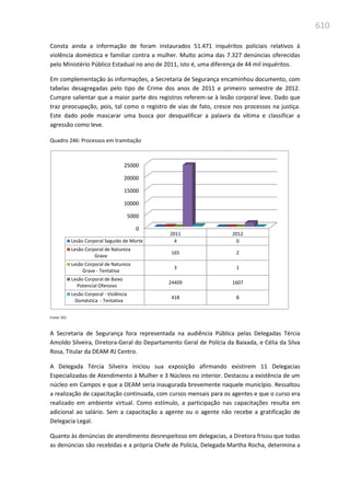 Relatório  final da cpmi da violência contra a mulher