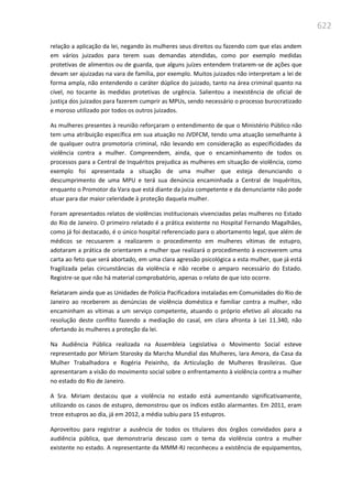 Relatório  final da cpmi da violência contra a mulher