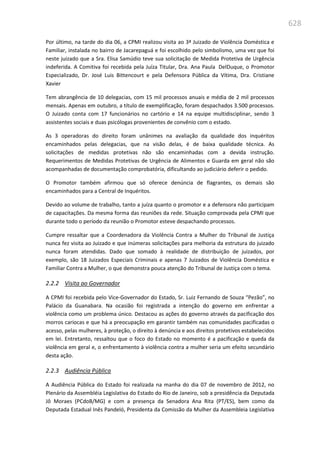 Relatório  final da cpmi da violência contra a mulher