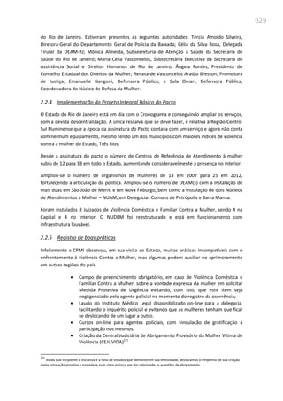 Relatório  final da cpmi da violência contra a mulher