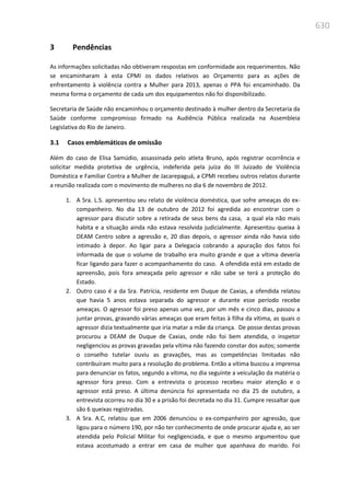 Relatório  final da cpmi da violência contra a mulher