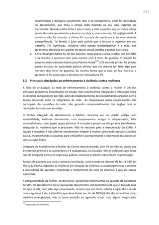 Relatório  final da cpmi da violência contra a mulher