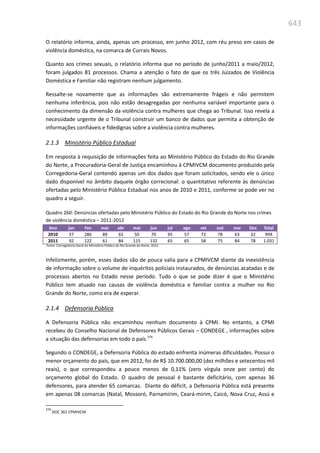 Relatório  final da cpmi da violência contra a mulher