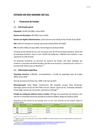 Relatório  final da cpmi da violência contra a mulher