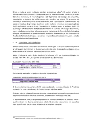Relatório  final da cpmi da violência contra a mulher