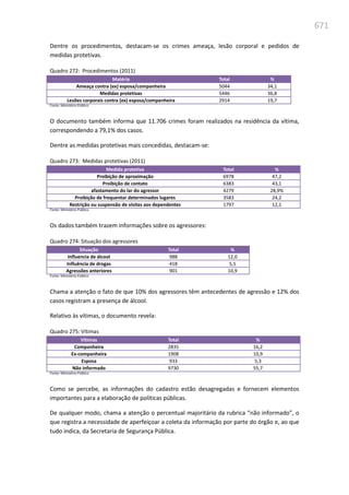 Relatório  final da cpmi da violência contra a mulher