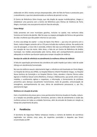 Relatório  final da cpmi da violência contra a mulher