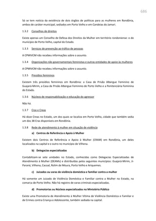 Relatório  final da cpmi da violência contra a mulher