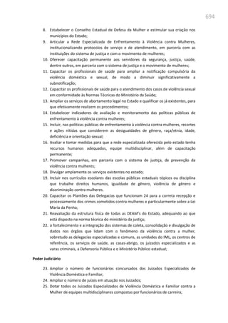 Relatório  final da cpmi da violência contra a mulher