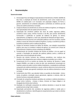 Relatório  final da cpmi da violência contra a mulher