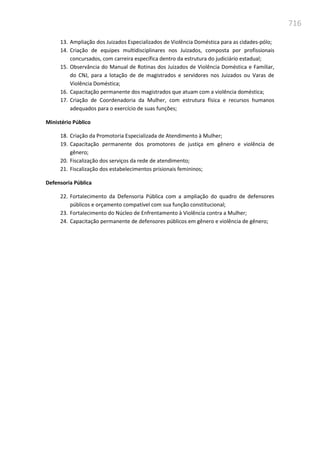 Relatório  final da cpmi da violência contra a mulher