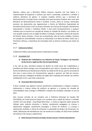 Relatório  final da cpmi da violência contra a mulher