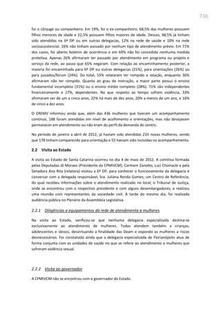 Relatório  final da cpmi da violência contra a mulher