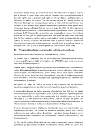 Relatório  final da cpmi da violência contra a mulher