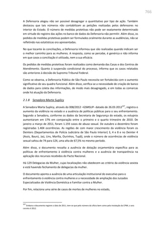 Relatório  final da cpmi da violência contra a mulher