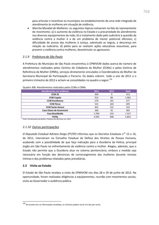 Relatório  final da cpmi da violência contra a mulher