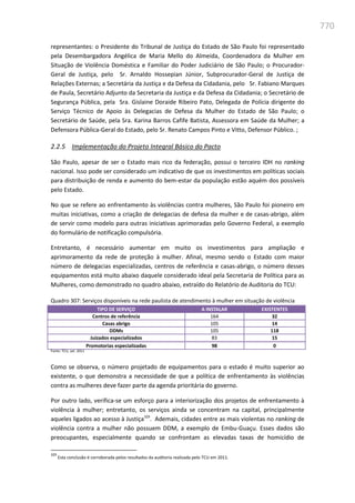 Relatório  final da cpmi da violência contra a mulher