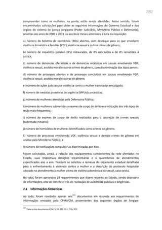 Relatório  final da cpmi da violência contra a mulher