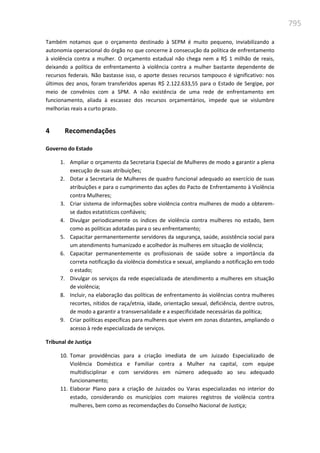 Relatório  final da cpmi da violência contra a mulher