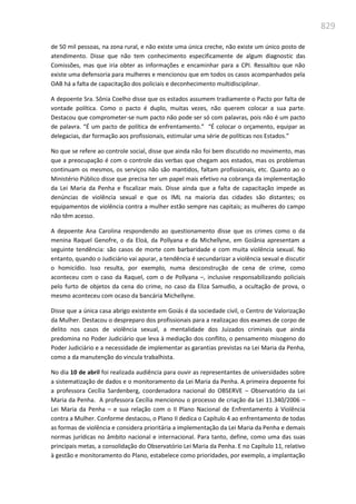 Relatório  final da cpmi da violência contra a mulher