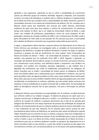 Relatório  final da cpmi da violência contra a mulher