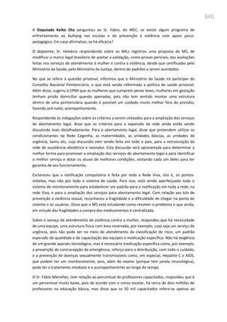 Relatório  final da cpmi da violência contra a mulher