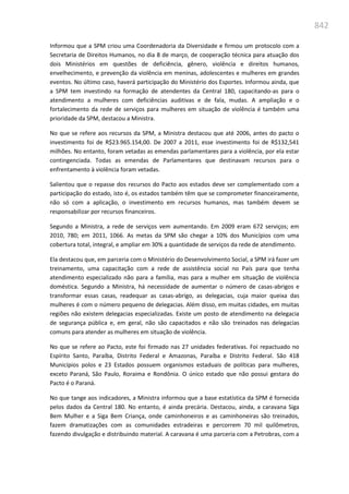 Relatório  final da cpmi da violência contra a mulher