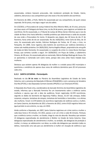 Relatório  final da cpmi da violência contra a mulher