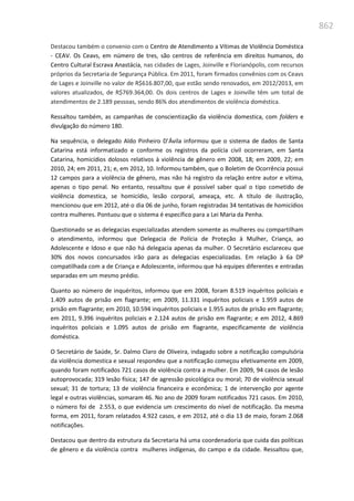 Relatório  final da cpmi da violência contra a mulher