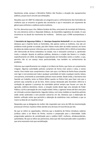 Relatório  final da cpmi da violência contra a mulher