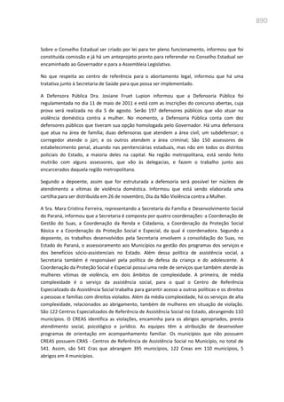 Relatório  final da cpmi da violência contra a mulher