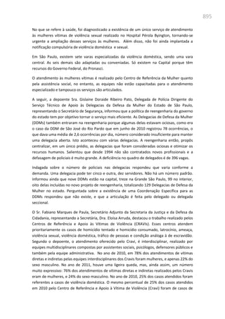 Relatório  final da cpmi da violência contra a mulher