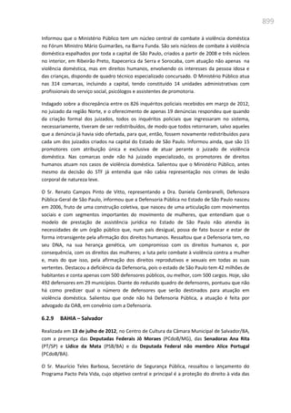 Relatório  final da cpmi da violência contra a mulher