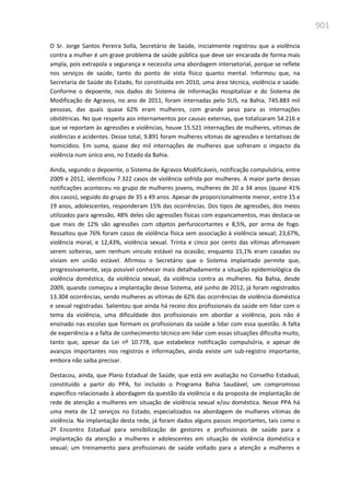 Relatório  final da cpmi da violência contra a mulher