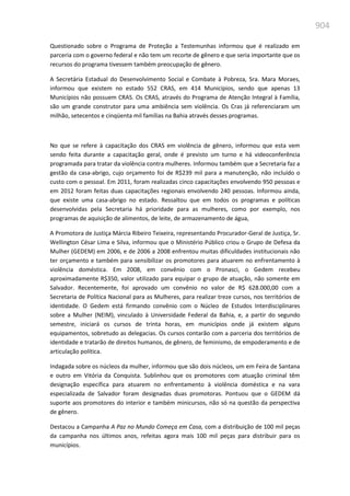 Relatório  final da cpmi da violência contra a mulher