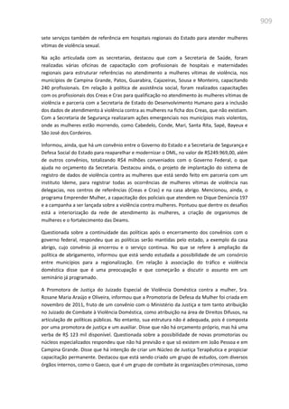 Relatório  final da cpmi da violência contra a mulher