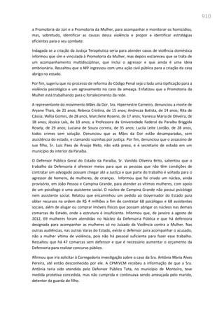 Relatório  final da cpmi da violência contra a mulher