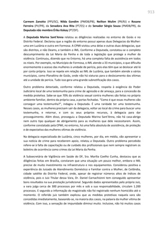 Relatório  final da cpmi da violência contra a mulher